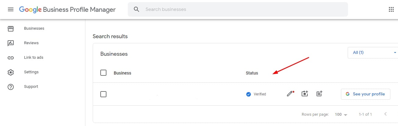 google my business üzerinde kontrol paneli